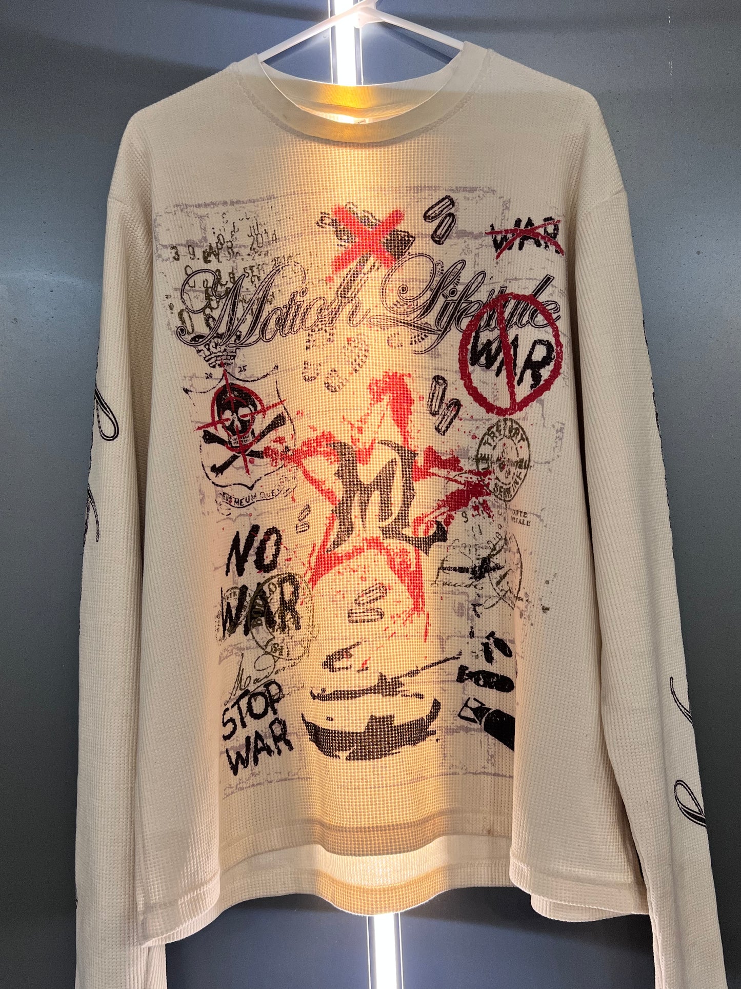 "NO WAR" Thermal Shirt