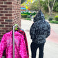 Black "GRAILED GRAFFITI" Zip-Up
