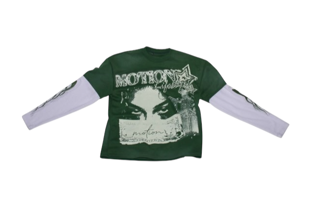 Green Heavyweight Long Sleeve Shirt