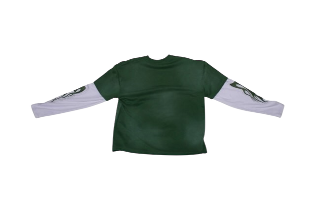 Green Heavyweight Long Sleeve Shirt