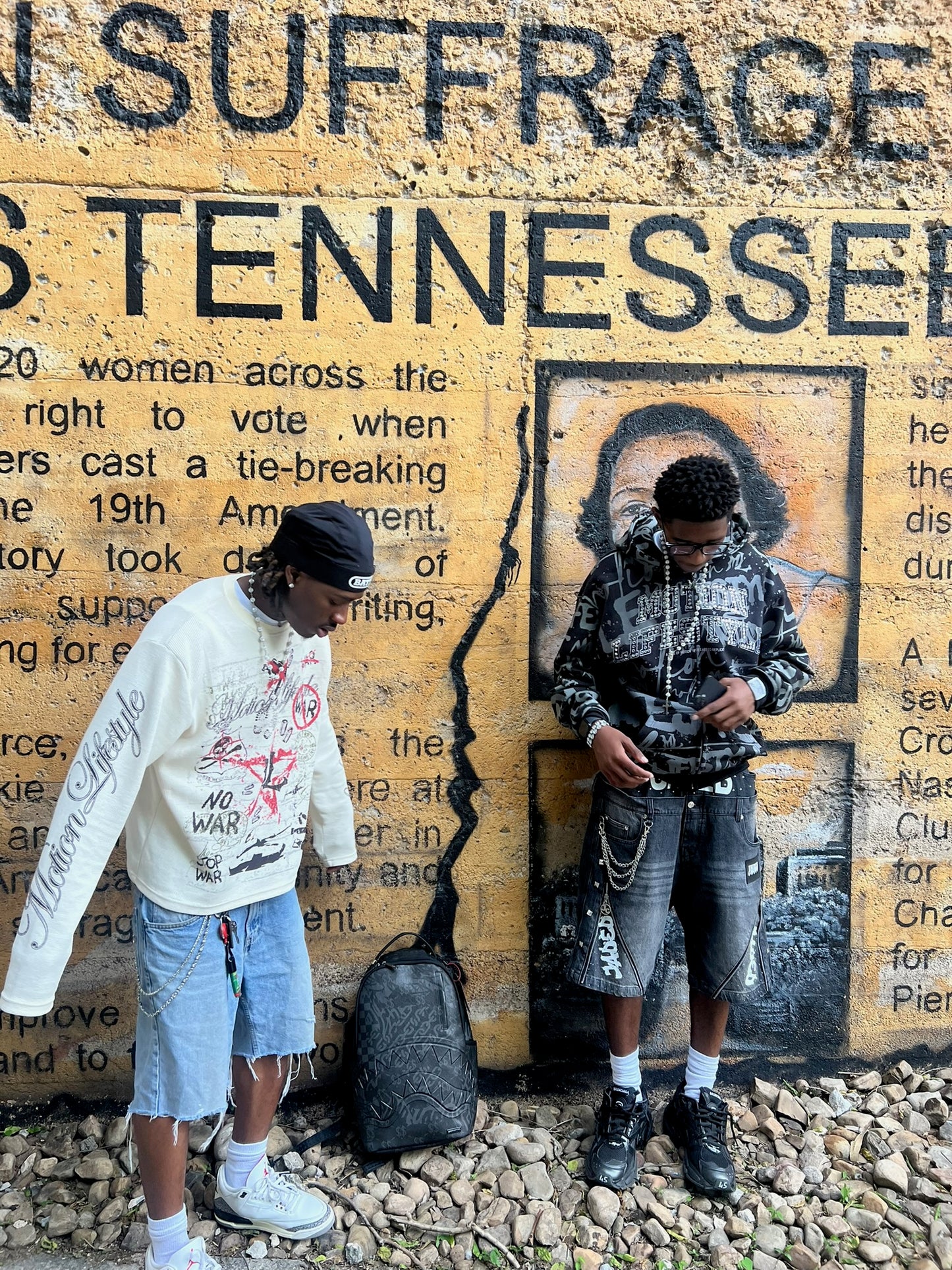 Black "GRAILED GRAFFITI" Zip-Up